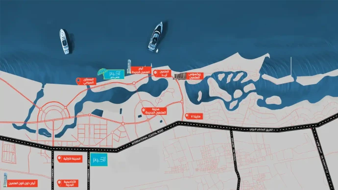 Al Alamein Lagoons North Coast C3 corridor By MODON Developments