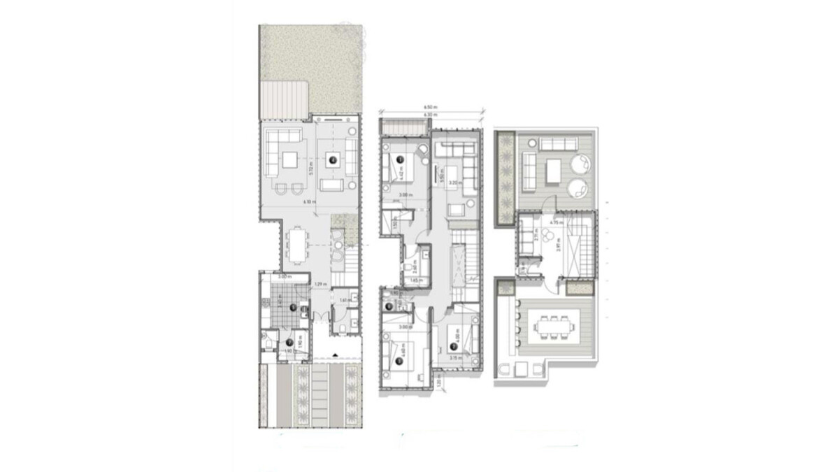 Floor Plan townhouse in روسيل سيتي مدينة المستقبل