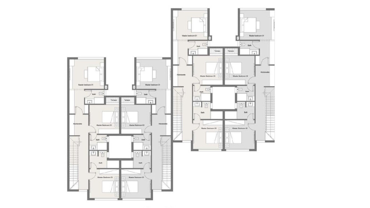 Floor Plan twinhouse in هاسيندا ووترز الساحل الشمالي