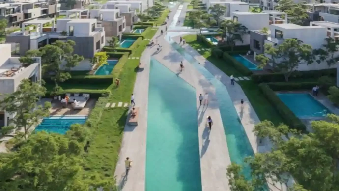 نوشن القاهرة الجديدة الطريق الدائرى الاوسط بواسطة تاون رايترز للتطوير العقاري